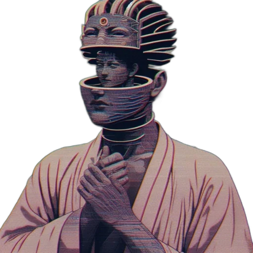 staff, mask, face, robot transparent PNG cut-out