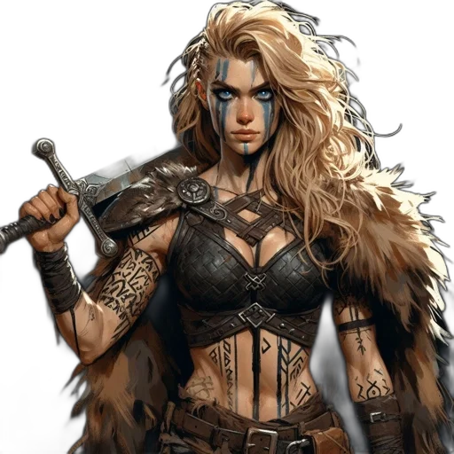 fantasy art, comic book art, concept art, photorealistic transparent PNG cut-out