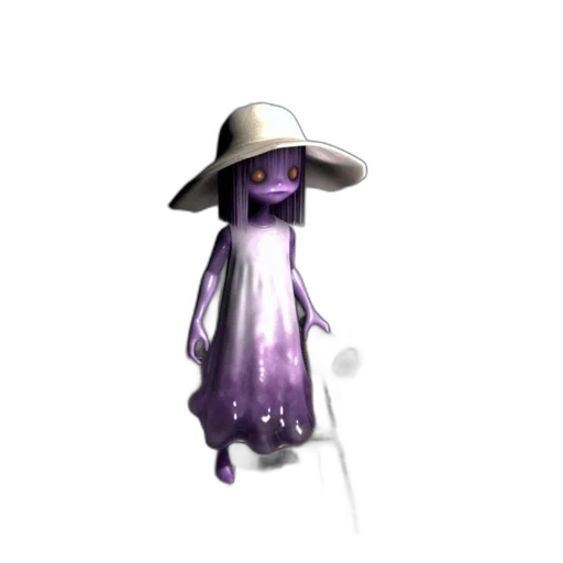 staff, hat, dress, creature transparent PNG cut-out