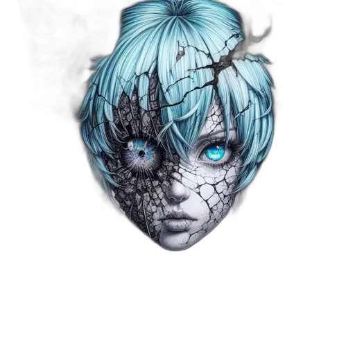 mask, face, creature, hair transparent PNG cut-out