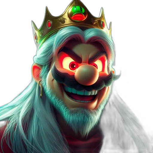 crown, mask, face, creature transparent PNG cut-out