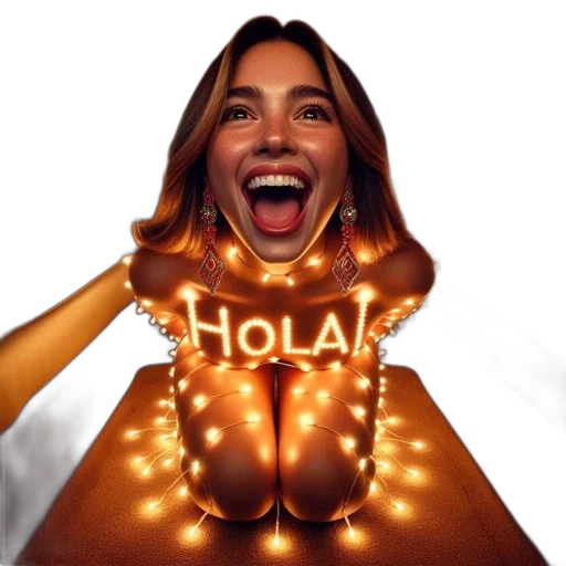 jewelry, neon lights, woman, limousine transparent PNG cut-out