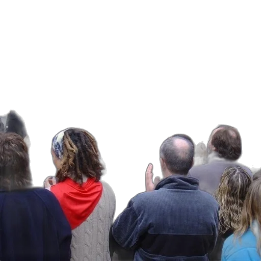 staff, hair, mask, jacket transparent PNG cut-out