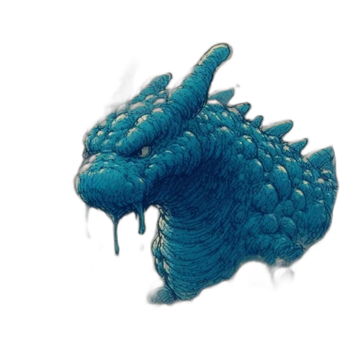 dragon, creature, animal, mask transparent PNG cut-out
