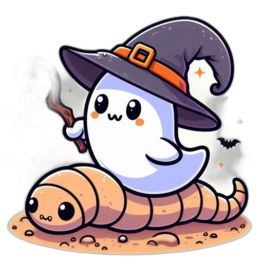 dragon, creature, staff, hat transparent PNG cut-out