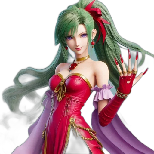 dress, fantasy art, concept art, 3d render transparent PNG cut-out