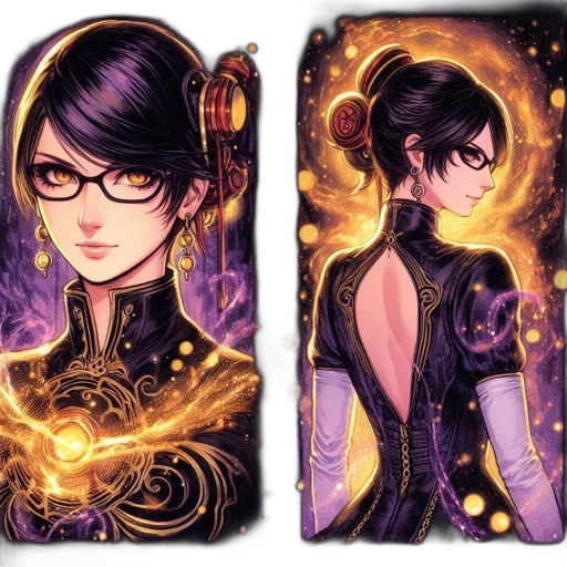 fantasy art, concept art, anime, comic book art transparent PNG cut-out