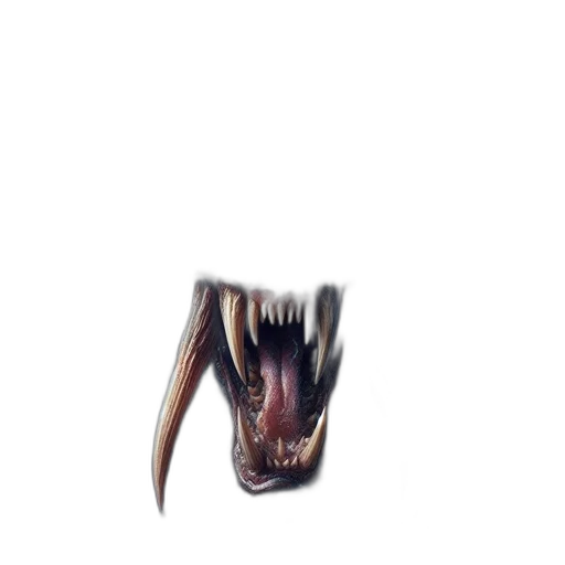 dragon, creature, mask, animal transparent PNG cut-out