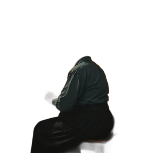 jacket, staff, robot, face transparent PNG cut-out
