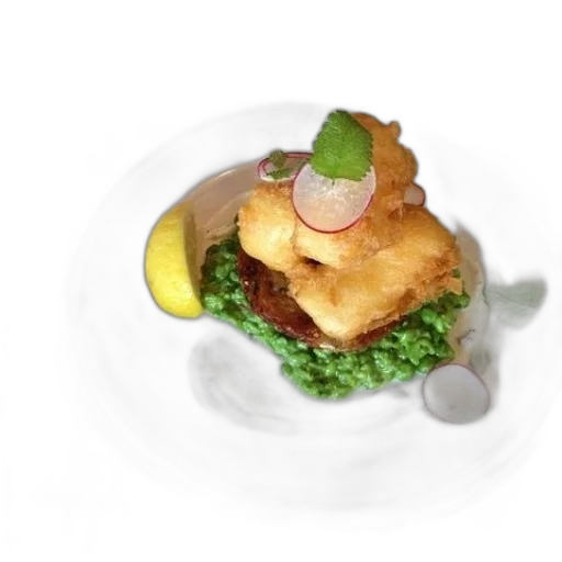 food, photorealistic, 3d render, plate transparent PNG cut-out