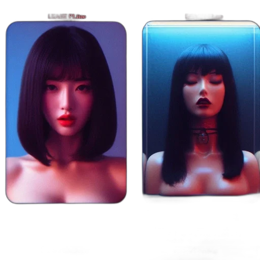 concept art, photorealistic, cyberpunk, 3d render transparent PNG cut-out