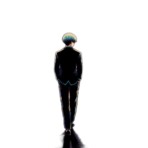 robot, staff, jacket, creature transparent PNG cut-out