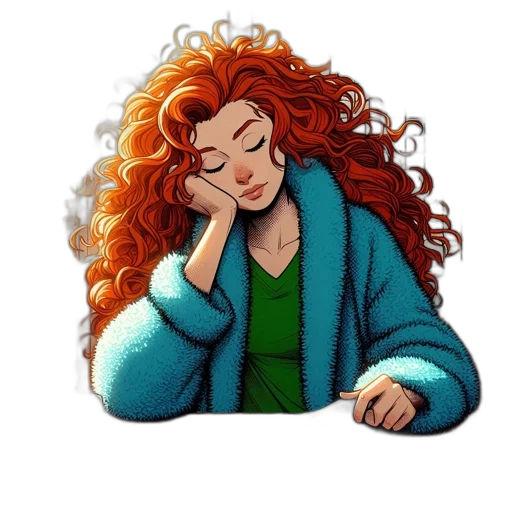jacket, hair, pixel art, cartoon transparent PNG cut-out