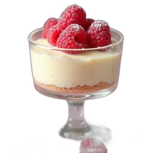 food, white, chocolate, raspberries transparent PNG cut-out