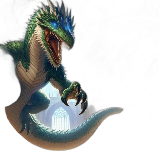 dragon, creature, concept art, fantasy art transparent PNG cut-out