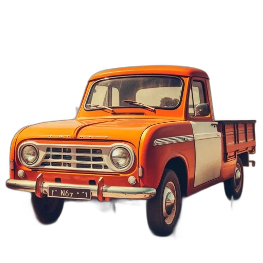 car, photorealistic, 3d render, oil painting transparent PNG cut-out
