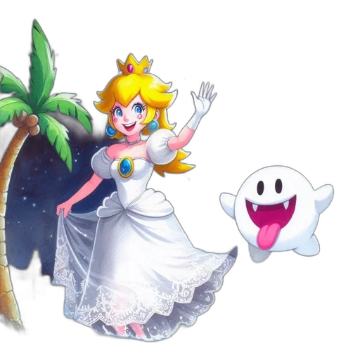 concept art, pixel art, 3d render, vaporwave transparent PNG cut-out