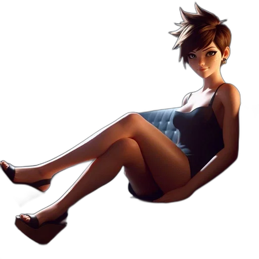 dress, robot, staff, concept art transparent PNG cut-out