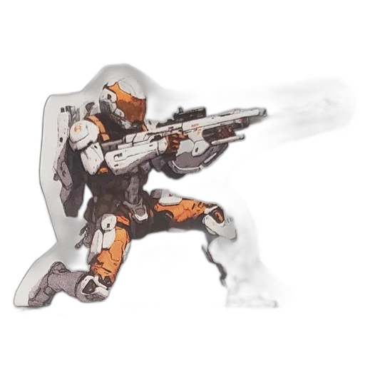 weapon, robot, staff, concept art transparent PNG cut-out