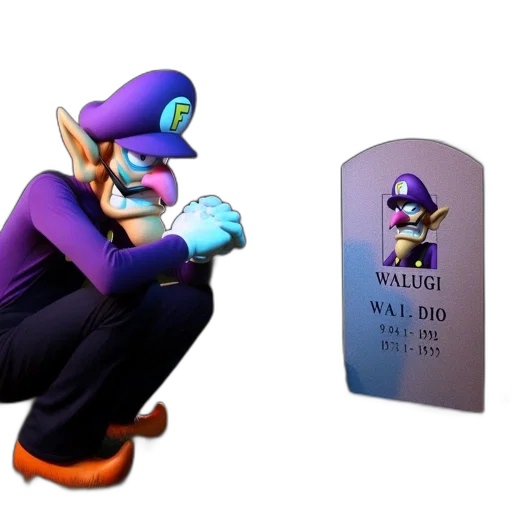 weapon, hat, 3d render, vaporwave transparent PNG cut-out