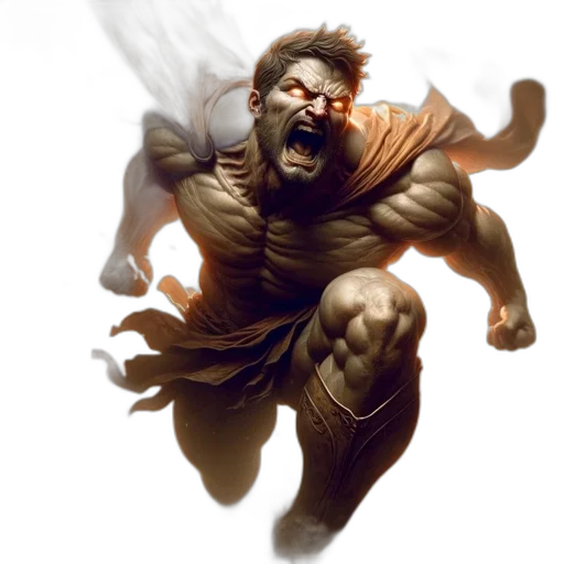 concept art, comic book art, fantasy art, photorealistic transparent PNG cut-out