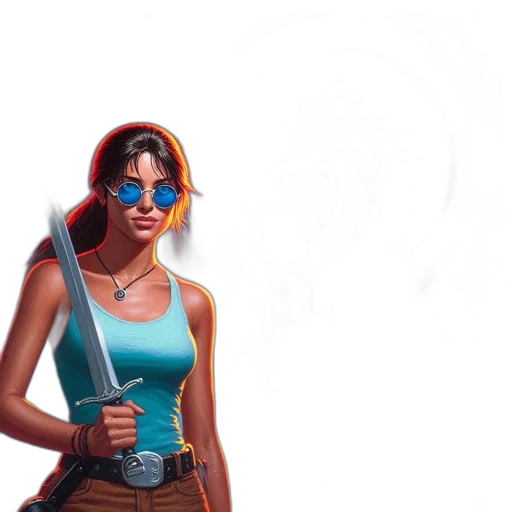 jacket, mask, weapon, face transparent PNG cut-out