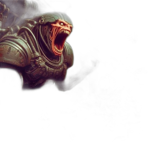 creature, mask, dragon, face transparent PNG cut-out