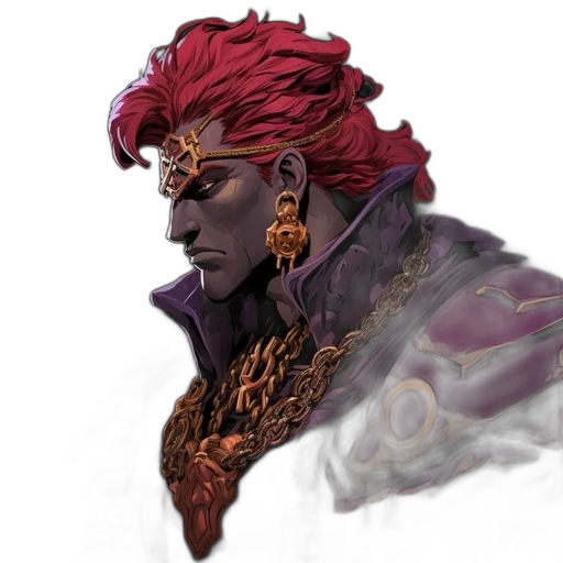 face, mask, crown, staff transparent PNG cut-out