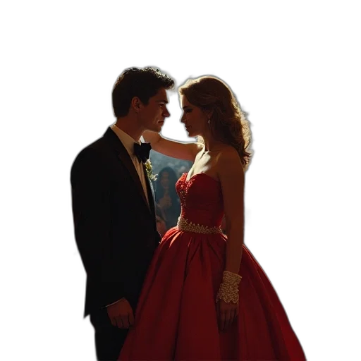 dress, photorealistic, fire, red transparent PNG cut-out