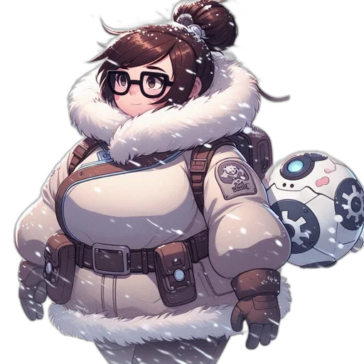 staff, jacket, robot, creature transparent PNG cut-out