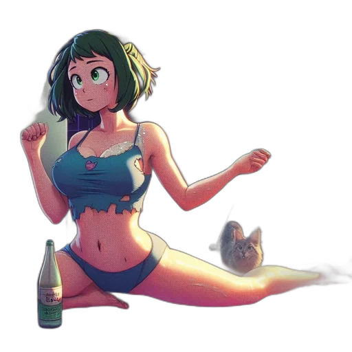 bottle, dress, robot, concept art transparent PNG cut-out
