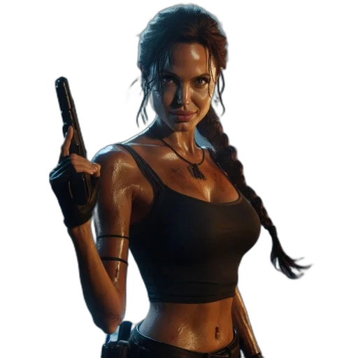weapon, concept art, comic book art, pixel art transparent PNG cut-out