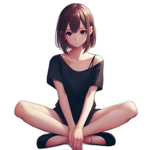 dress, face, robot, creature transparent PNG cut-out