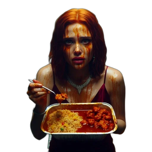 food, face, concept art, comic book art transparent PNG cut-out