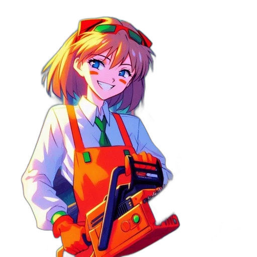 staff, weapon, robot, jacket transparent PNG cut-out