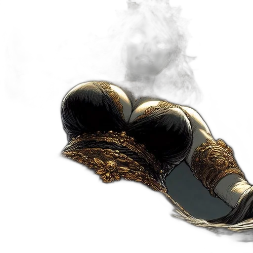 shoes, crown, mask, weapon transparent PNG cut-out