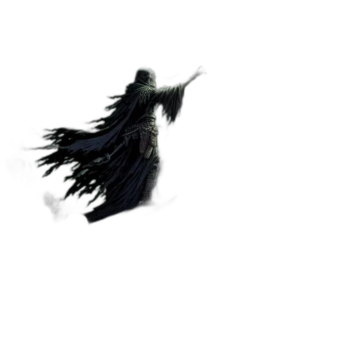 creature, dragon, hair, sword transparent PNG cut-out