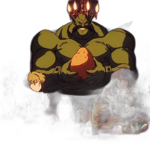 concept art, comic book art, pixel art, anime transparent PNG cut-out