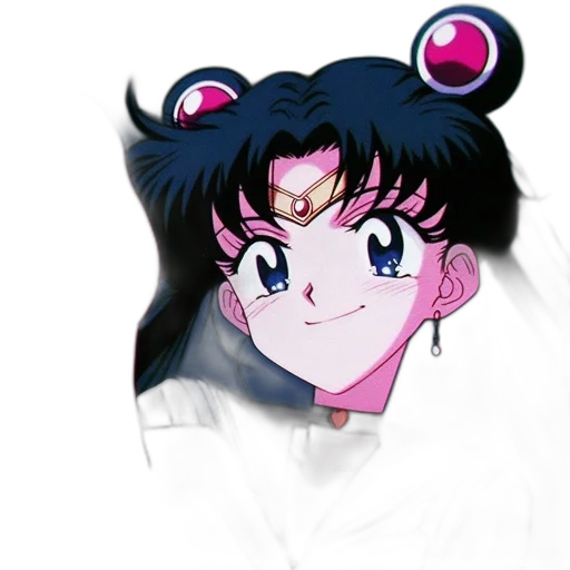 face, jewelry, vaporwave, anime transparent PNG cut-out