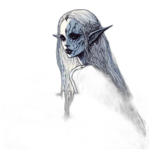 creature, mask, dragon, staff transparent PNG cut-out