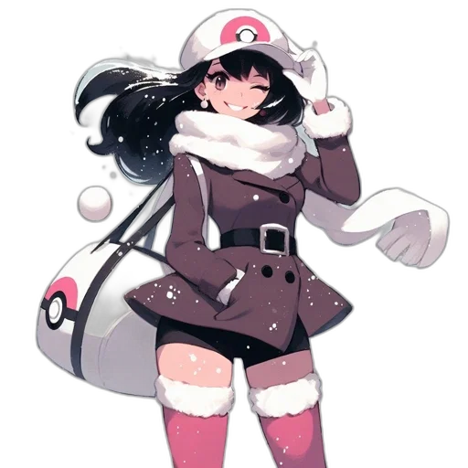 staff, hat, dress, jacket transparent PNG cut-out