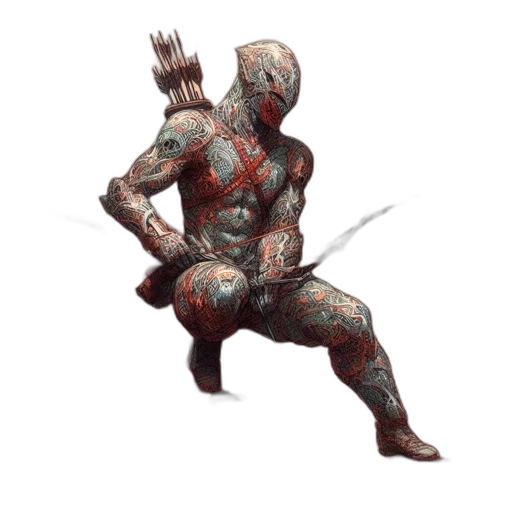 robot, sword, weapon, creature transparent PNG cut-out