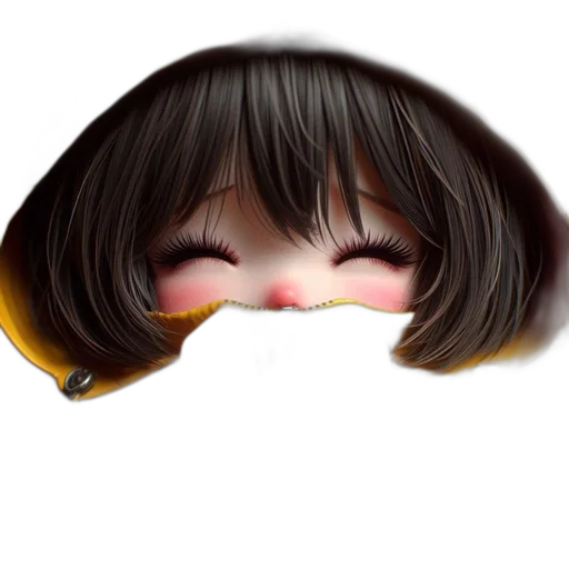 mask, face, hair, creature transparent PNG cut-out