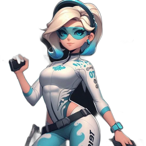 robot, staff, weapon, jacket transparent PNG cut-out