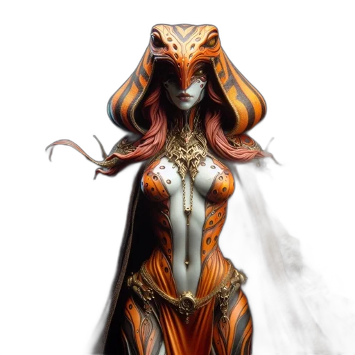 dress, mask, dragon, creature transparent PNG cut-out