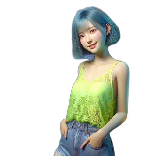 robot, dress, face, creature transparent PNG cut-out