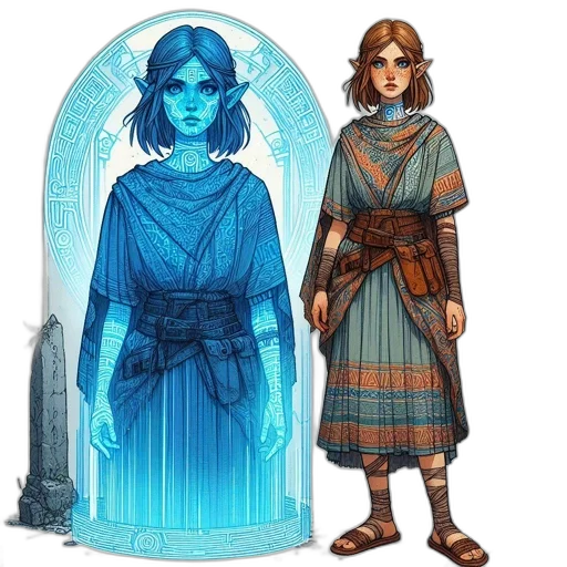 concept art, fantasy art, comic book art, pixel art transparent PNG cut-out