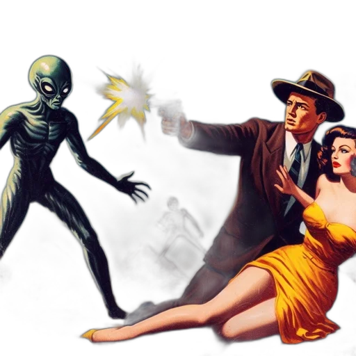 creature, concept art, comic book art, outer space transparent PNG cut-out