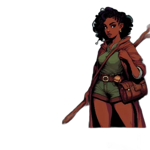staff, concept art, comic book art, fantasy art transparent PNG cut-out