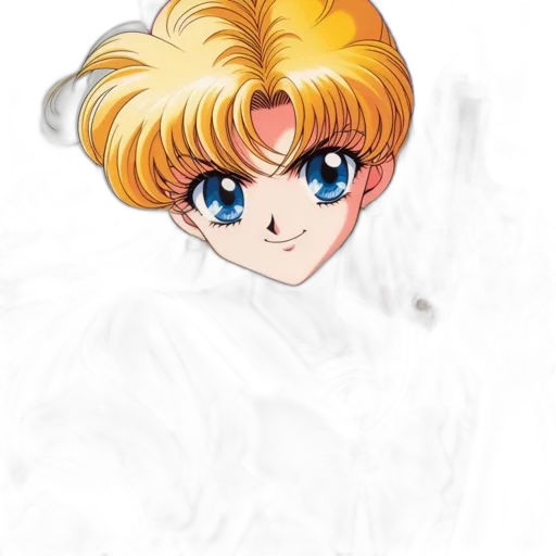 hair, anime, pixel art, watercolor transparent PNG cut-out